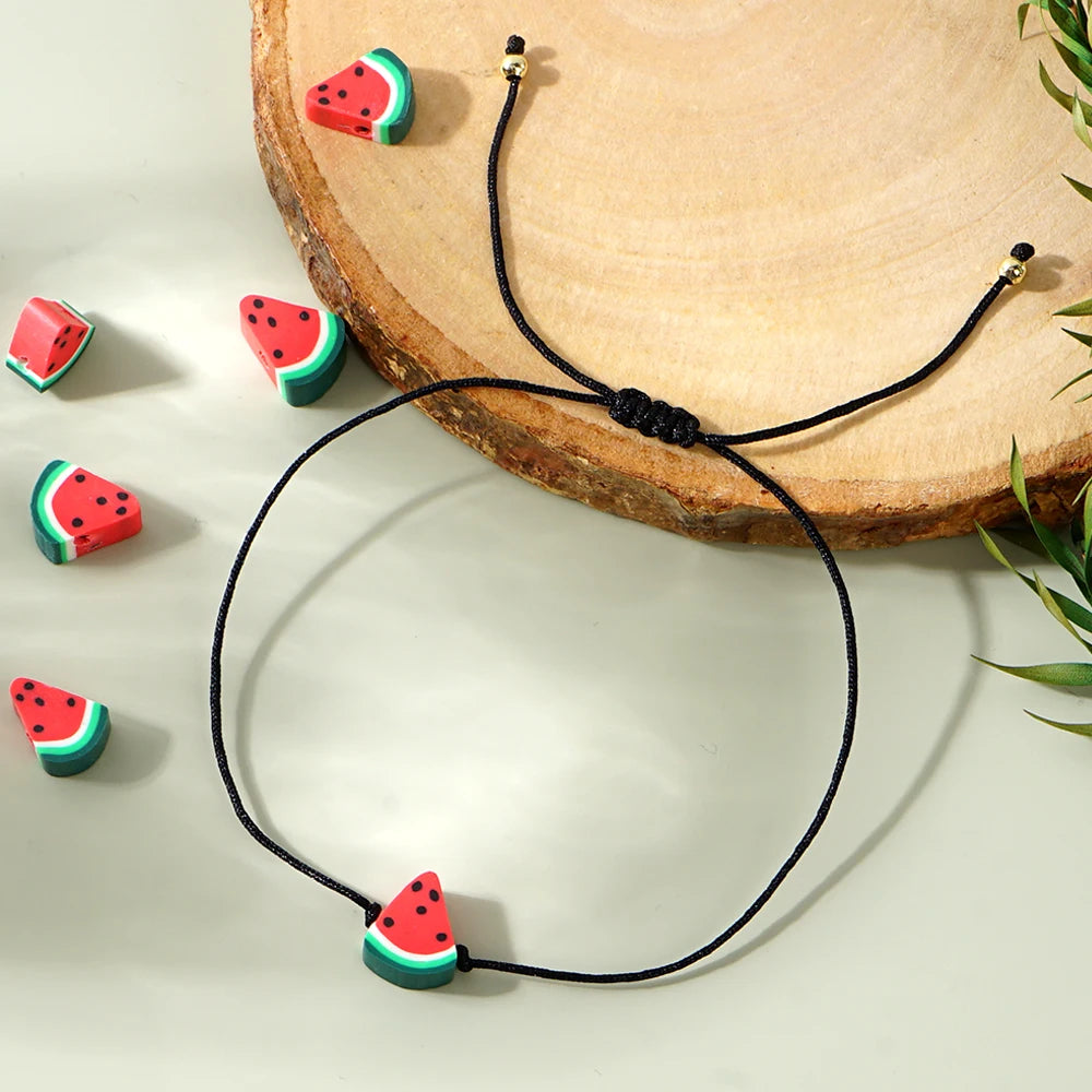 watermelon adjustable women bracelet