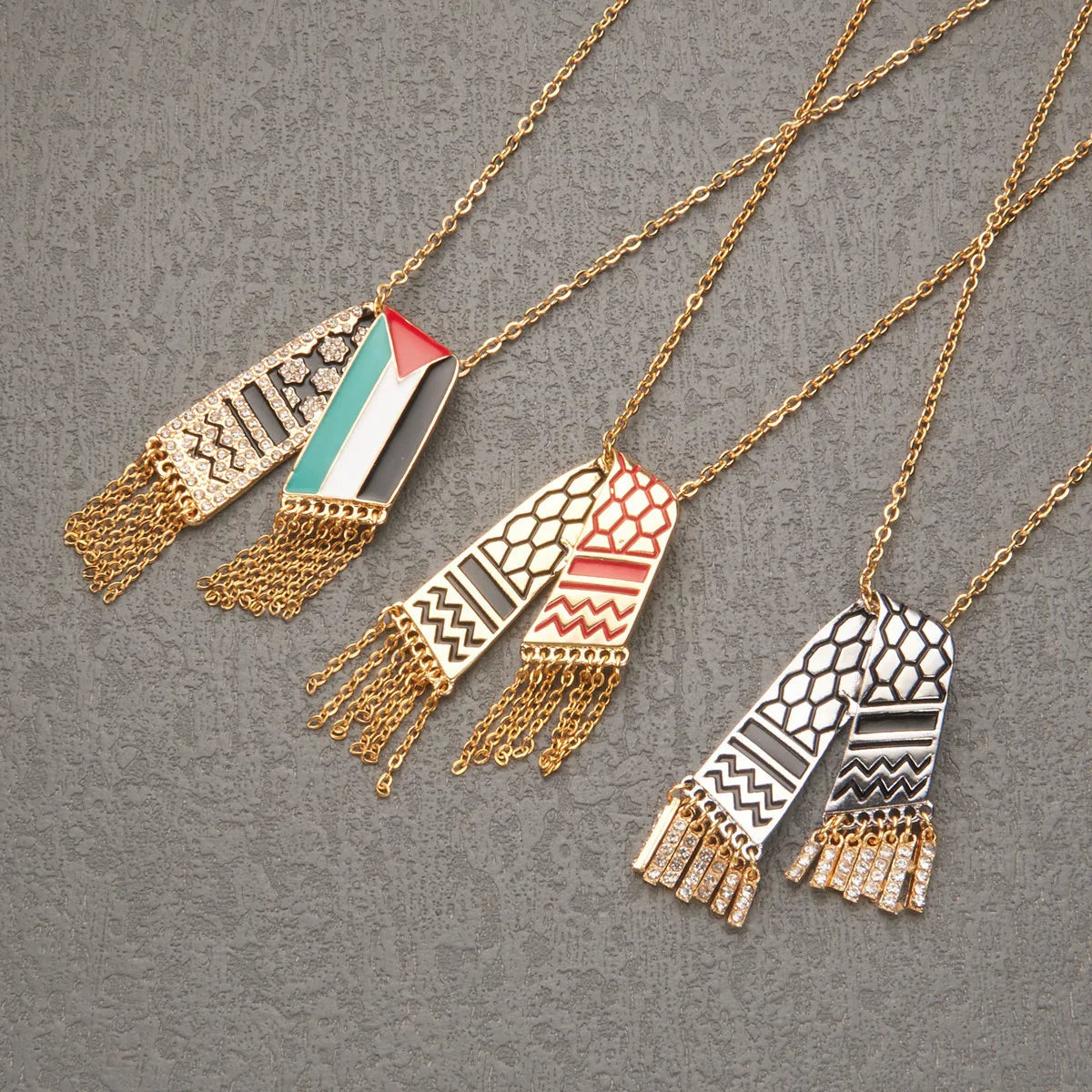 palestine scarf necklace necklace