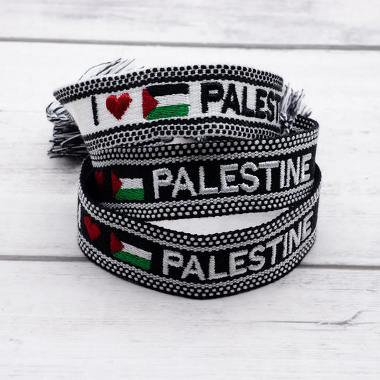 Hand-woven Palestine Embroidery Pattern Bracelets